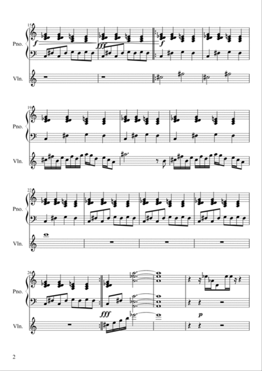Alexander Delarge Violin Solo scores gallery preview page 2