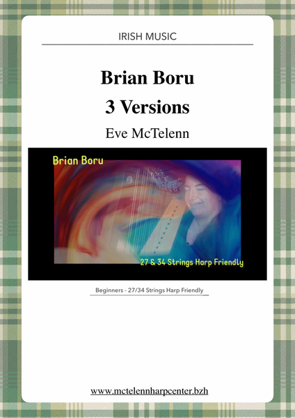 Brian Boru - 3 Versions for beginner & 27 String Harp | McTelenn Harp Center image number null