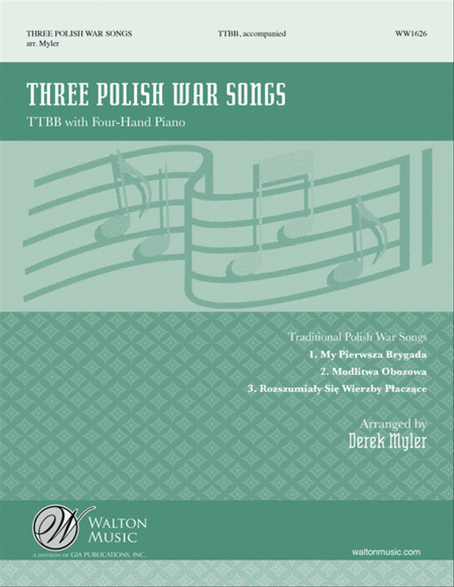 Three Polish War Songs (TTBB) TTBB scores gallery preview page 1