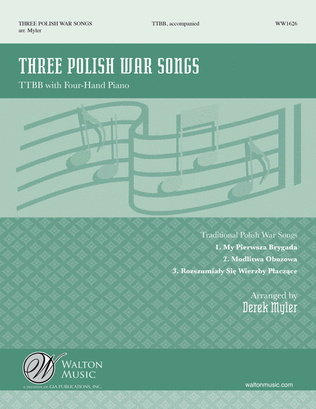 Book cover for Three Polish War Songs (TTBB)
