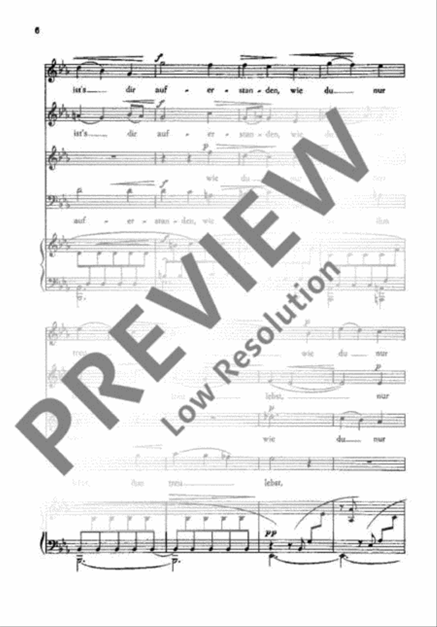 Drei Chöre 4-Part scores gallery preview page 9
