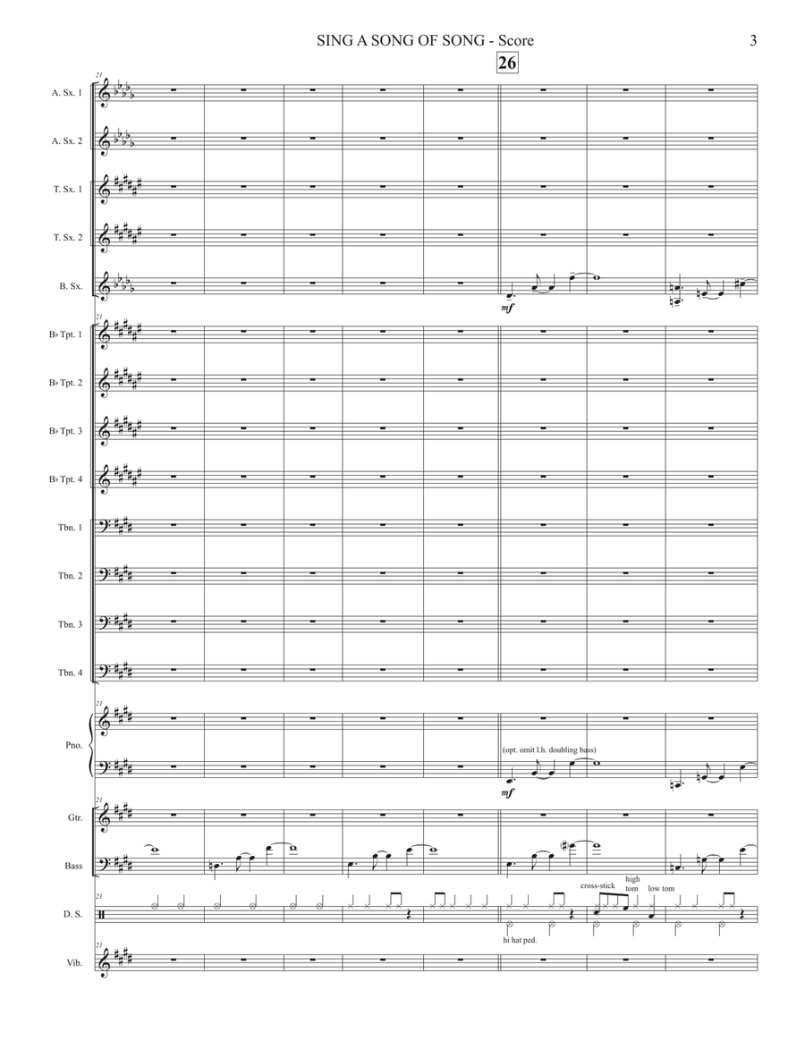 Sing A Song Of Song Jazz Ensemble scores gallery preview page 3