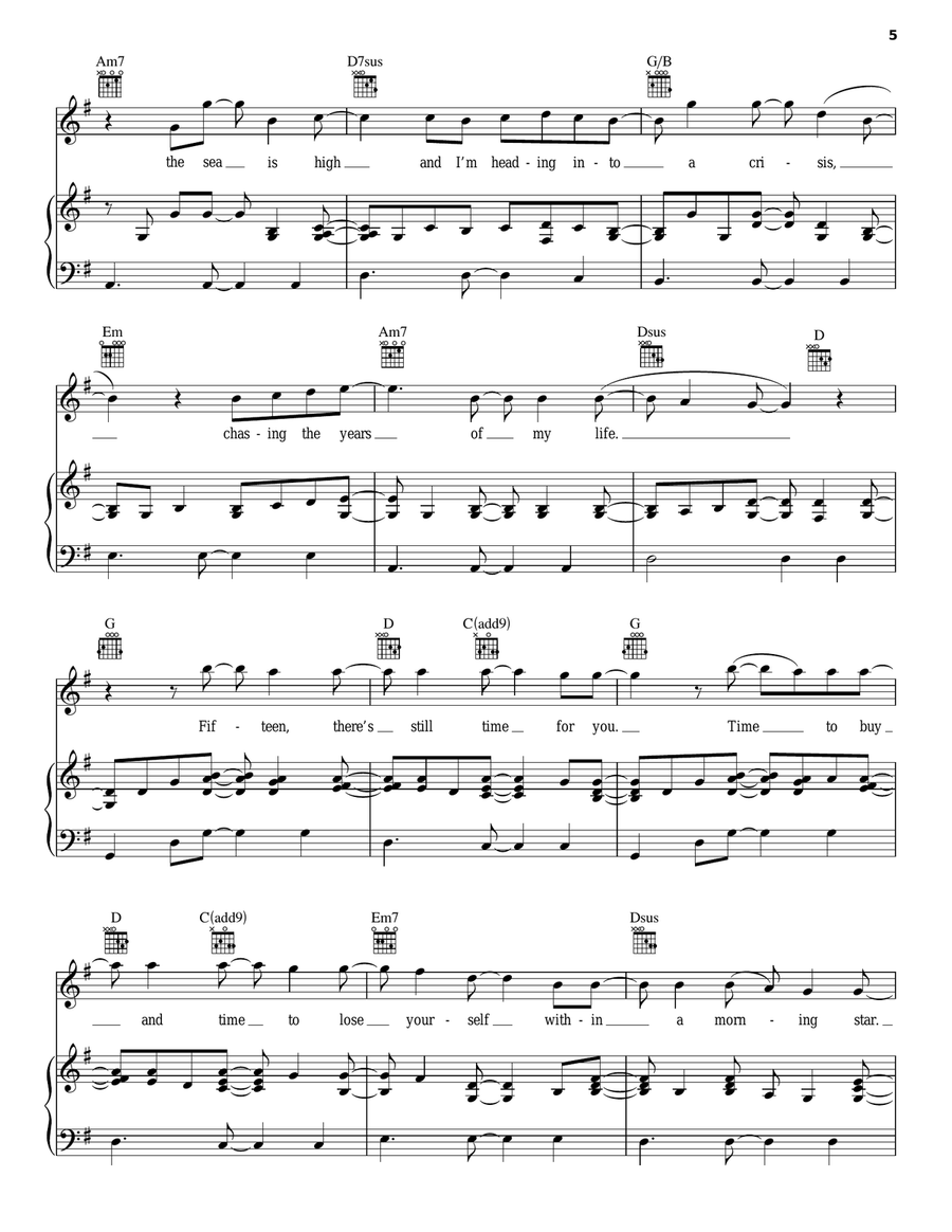 100 Years 100 Years Acoustic Guitar scores gallery preview page 5