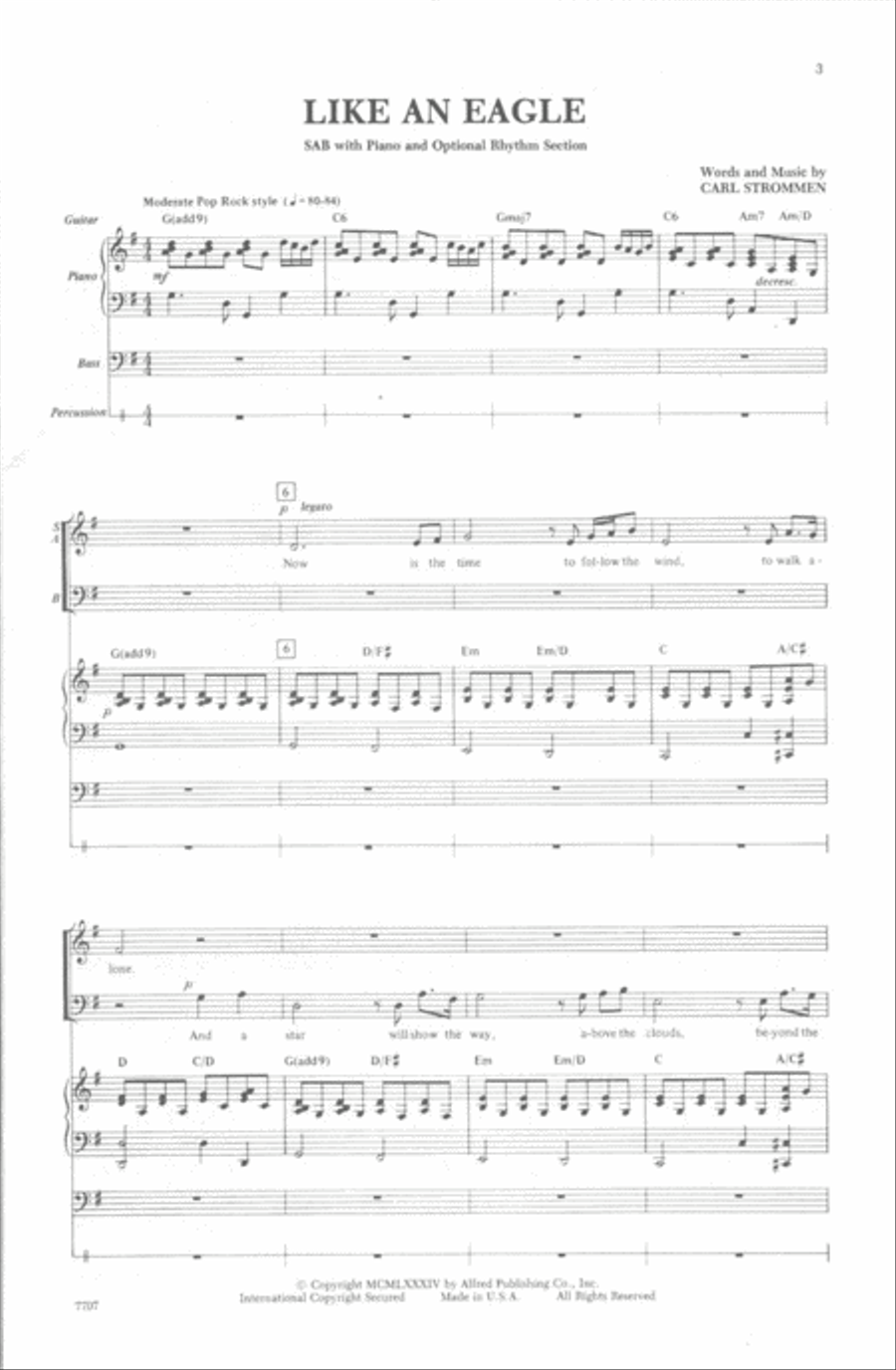 Like an Eagle 3-Part scores gallery preview page 2