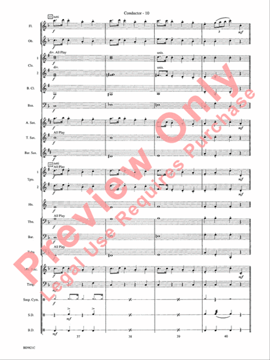 Let It Snow! Let It Snow! Let It Snow! Concert Band scores gallery preview page 13