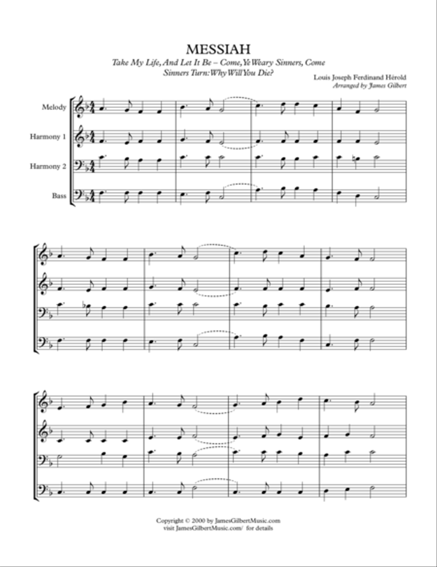 MESSIAH MESSIAH Small Ensemble scores gallery preview page 1