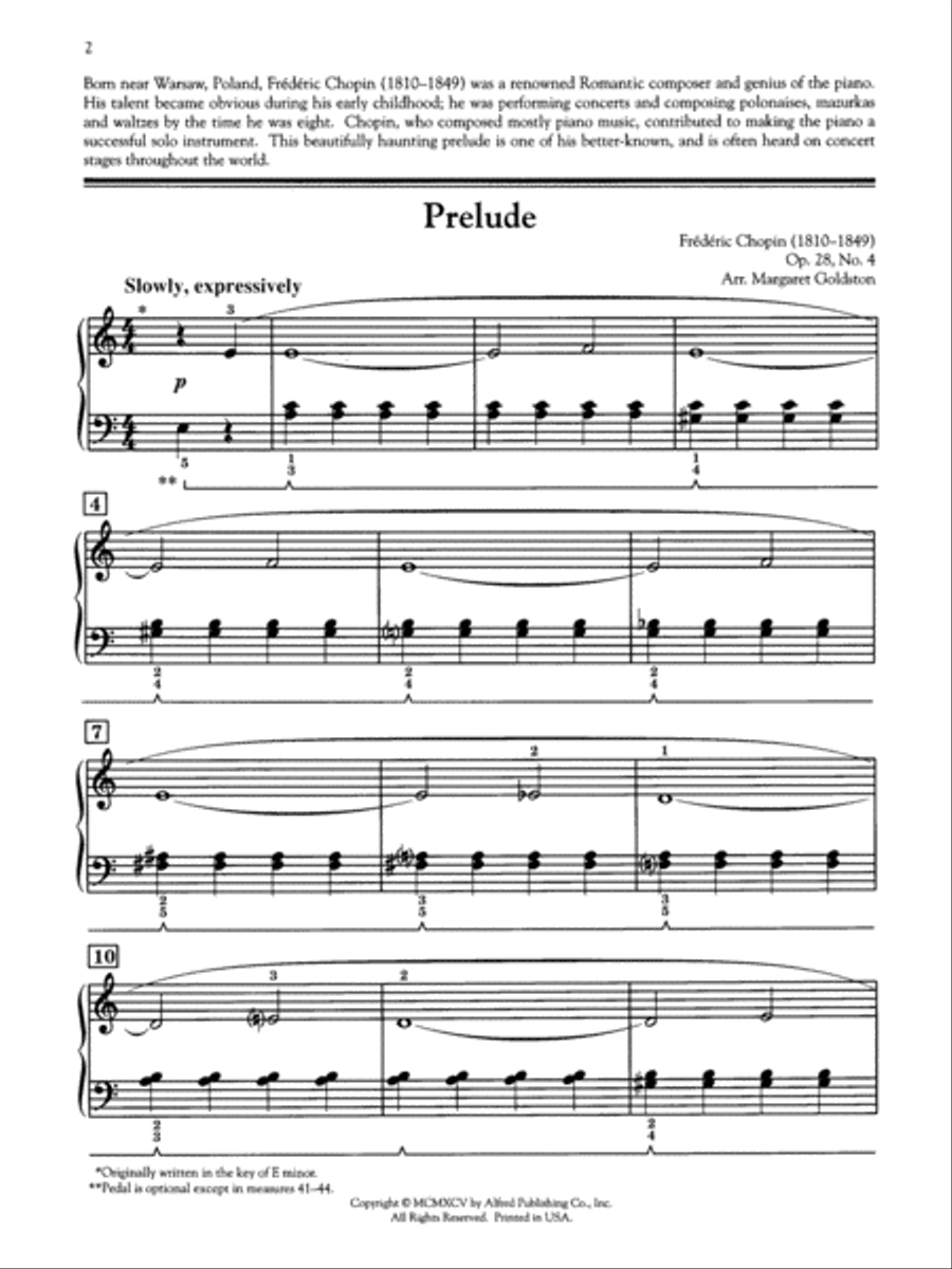 Prelude, Op. 28, No. 4 Small Ensemble scores gallery preview page 2