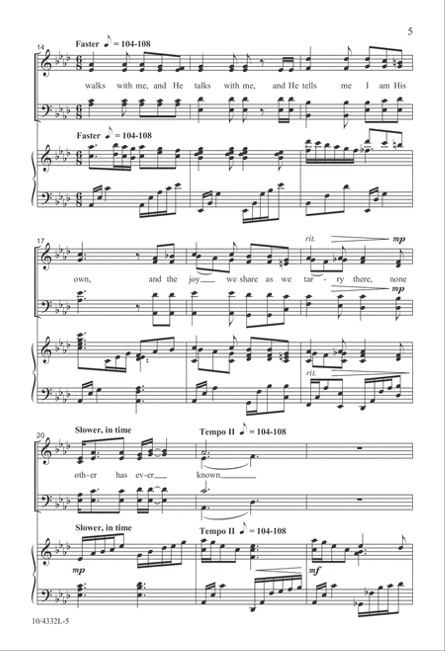 In the Garden 4-Part scores gallery preview page 5