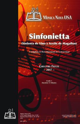 Sinfonietta - A Symphony in Three Movements for Grade 3 Concert Band