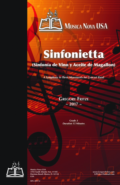 Sinfonietta - A Symphony in Three Movements for Grade 3 Concert Band image number null
