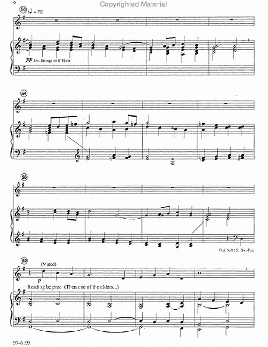 Prelude on Sine nomine (For All the Saints) Trumpet scores gallery preview page 5