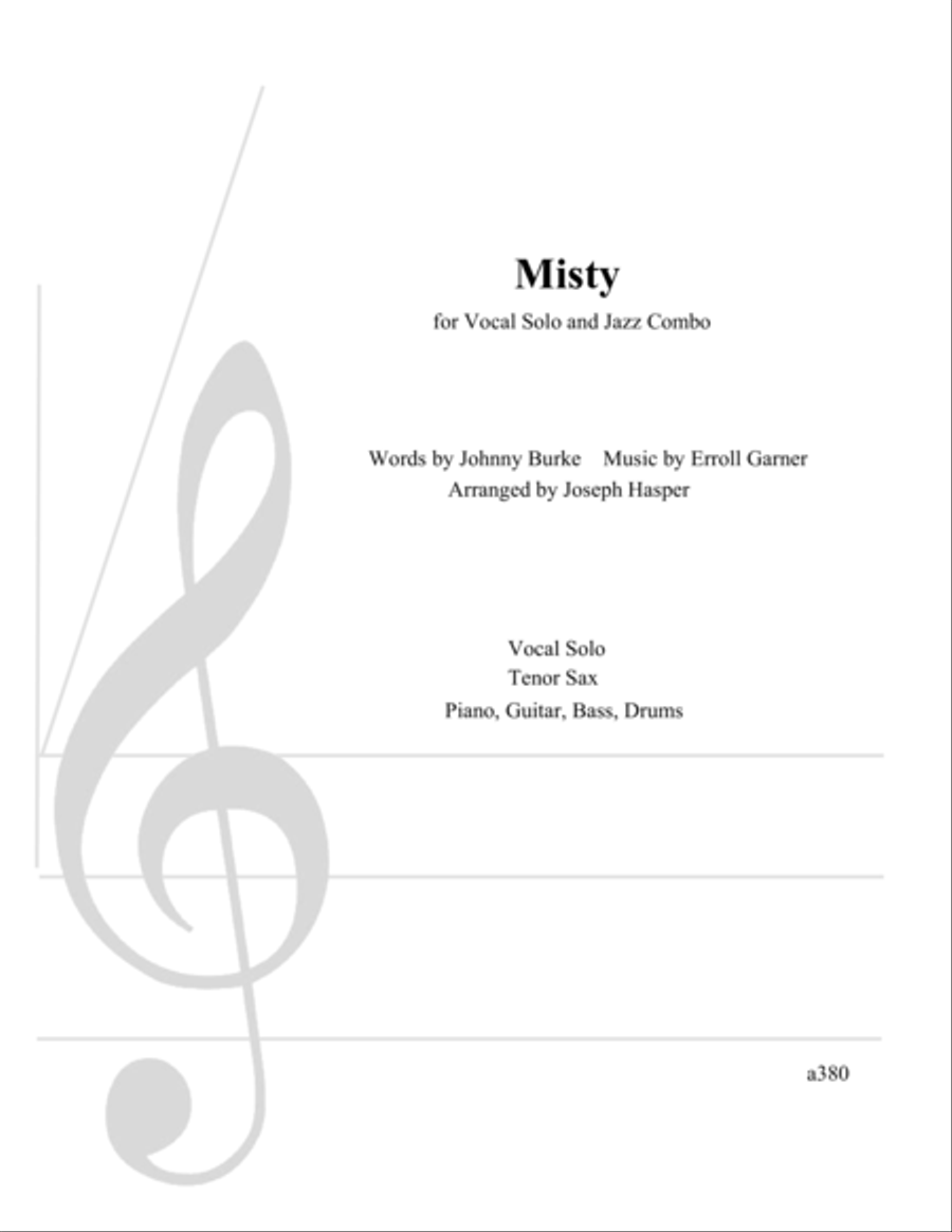 Misty Small Ensemble scores gallery preview page 1