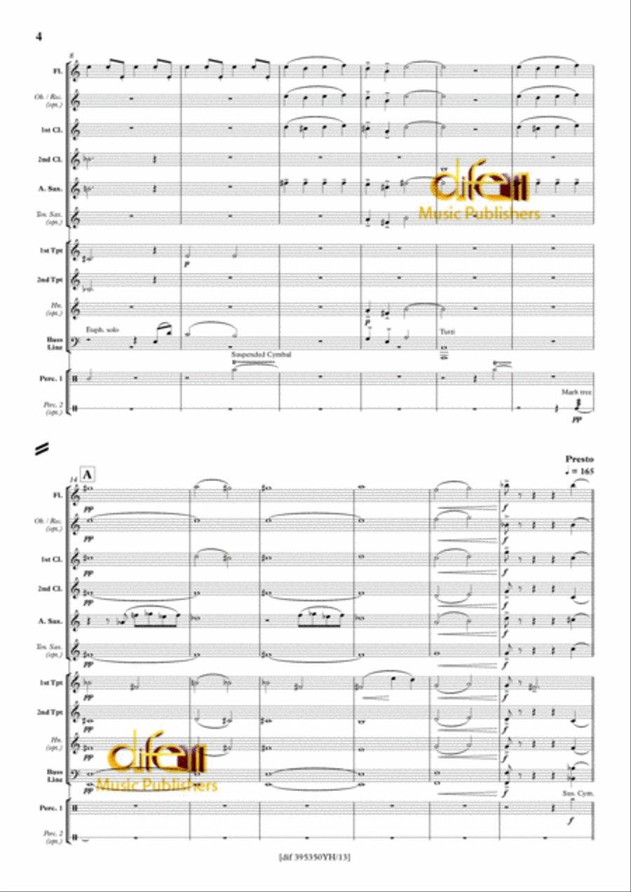 Disney Forever Yong Disney Forever Yong Concert Band scores gallery preview page 4