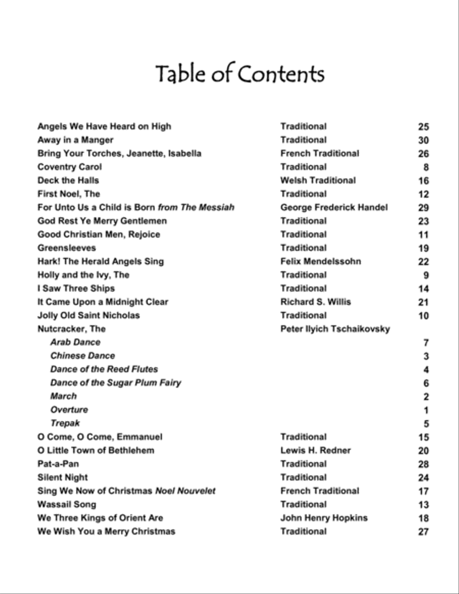 Music for Three, Christmas - Score 55199 Small Ensemble scores gallery preview page 5