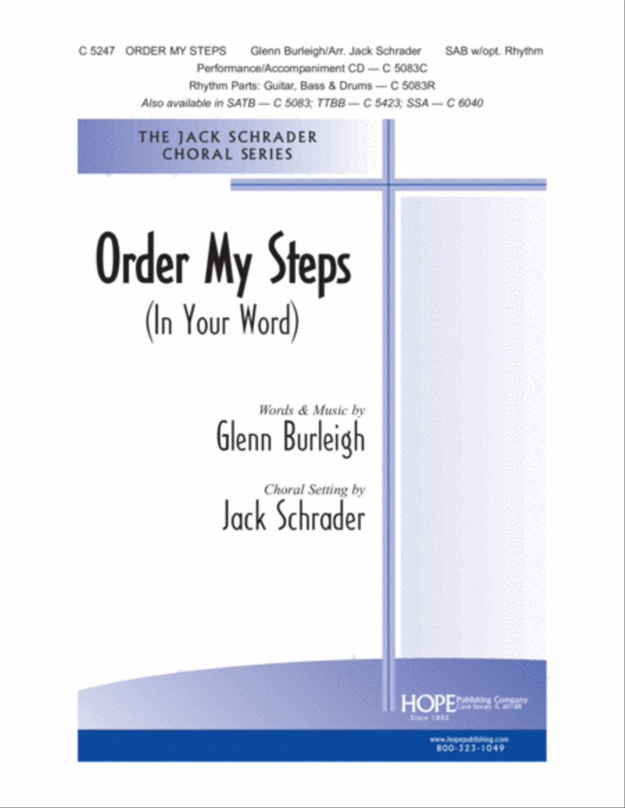Order My Steps Order My Steps 3-Part scores gallery preview page 1