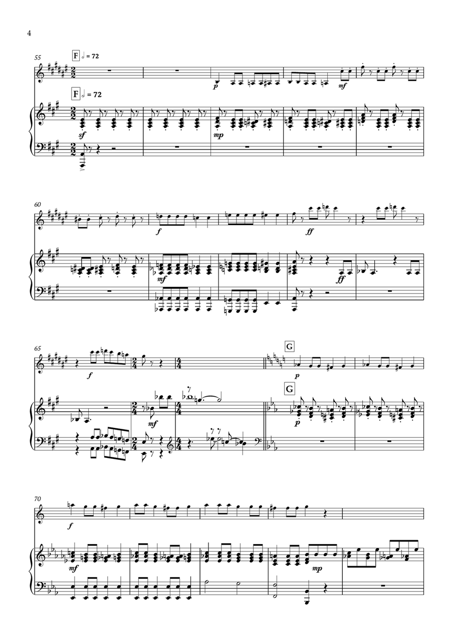 Bohemian Rhapsody Baritone Saxophone scores gallery preview page 5