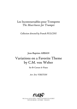 Book cover for Variations on a Favorite Theme by C.M. Von Weber
