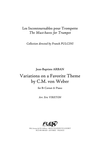 Variations on a Favorite Theme by C.M. Von Weber image number null