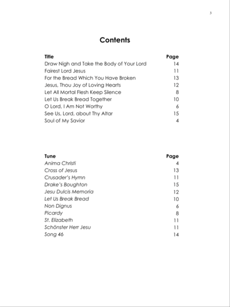 Communion Music for Manuals, Set 2 image number null