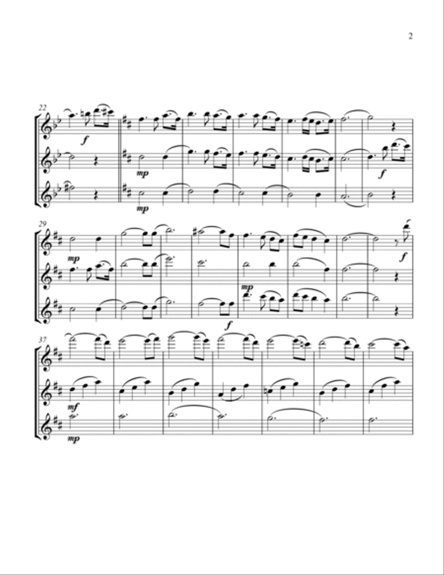 Un Giorno Per Noi Un Giorno Per Noi Flute Trio scores gallery preview page 3