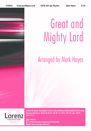 Book cover for Great and Mighty Lord