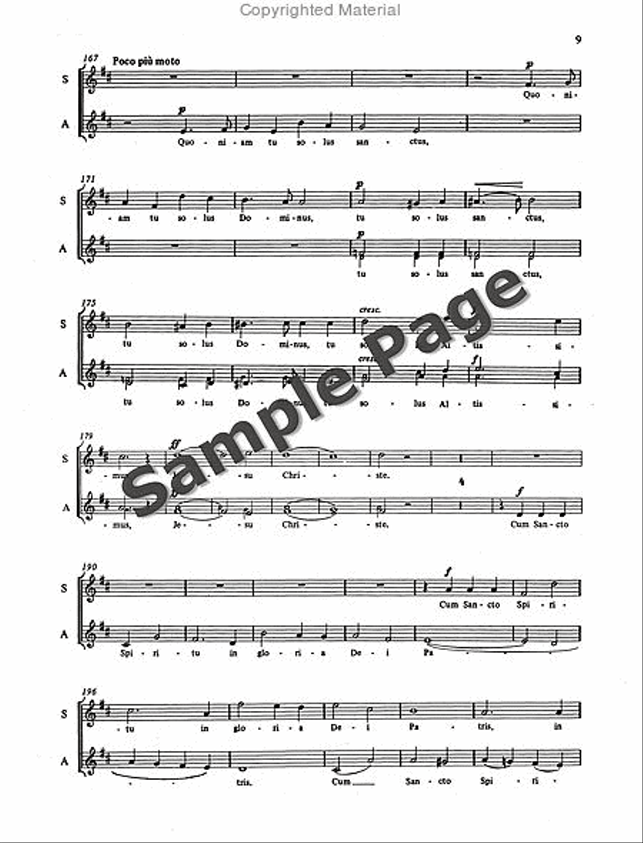 Mass in D Minor Mass in D Minor SSA scores gallery preview page 10