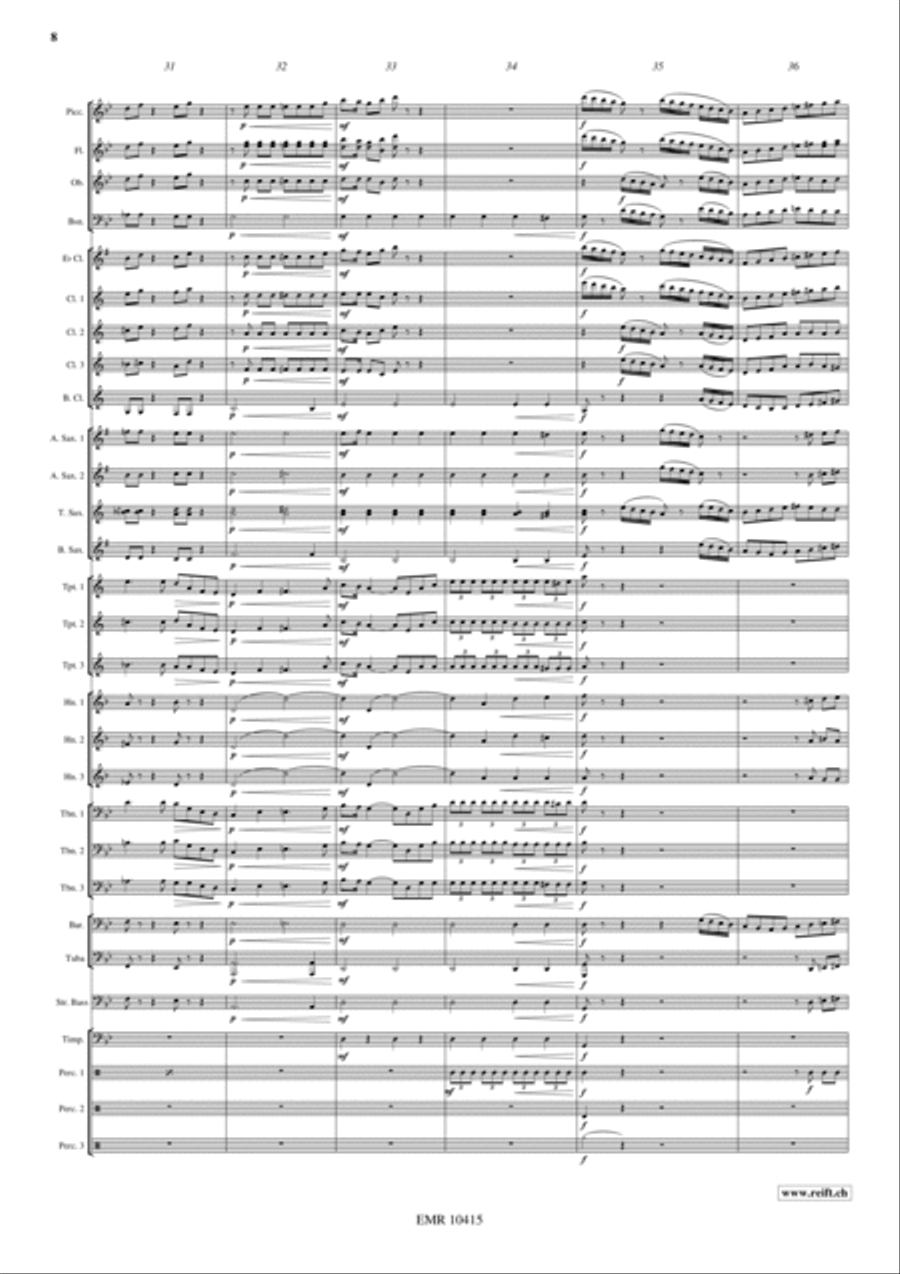 Lyrical Overture Lyrical Overture Concert Band scores gallery preview page 9