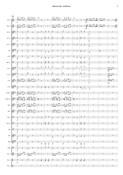 Suite do Vale (For Concert Band) - Full Score