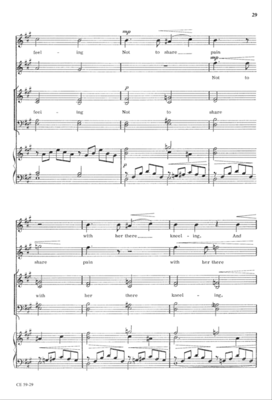 The Seven Last Words of Christ 4-Part scores gallery preview page 31
