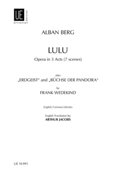 Lulu, Libretto, 3 Acts (G