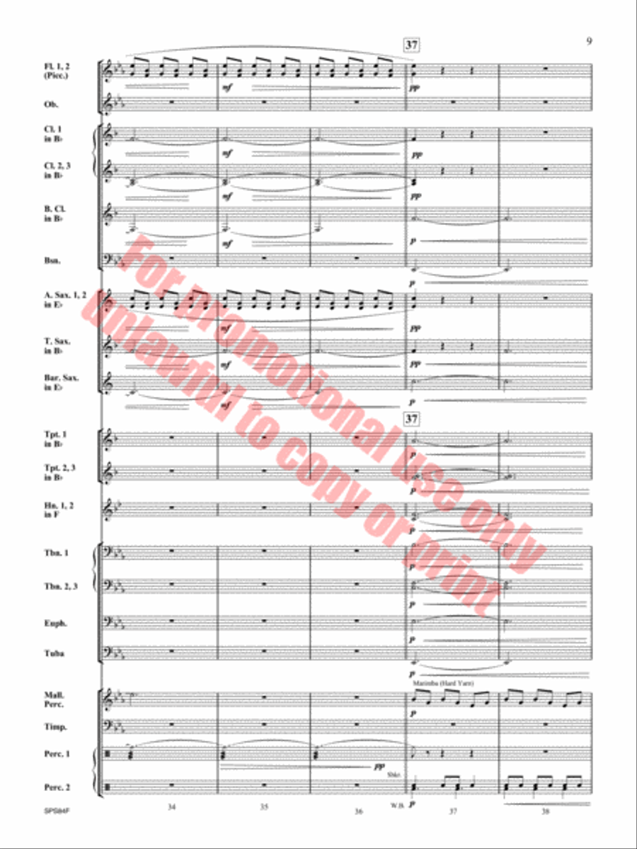 Victory Concert Band scores gallery preview page 10