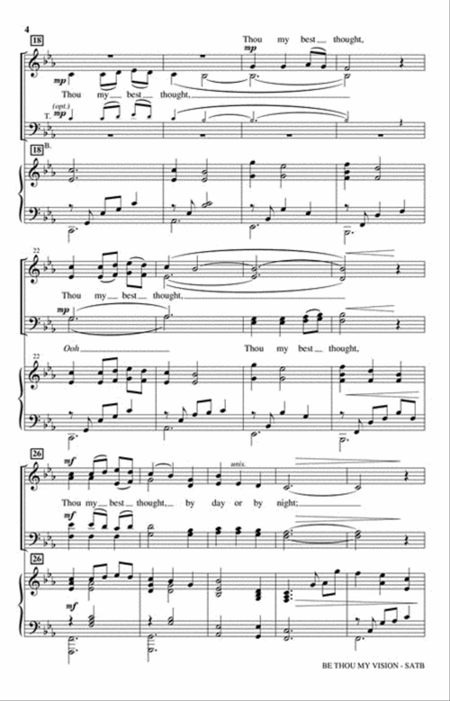 Be Thou My Vision Be Thou My Vision 4-Part scores gallery preview page 3