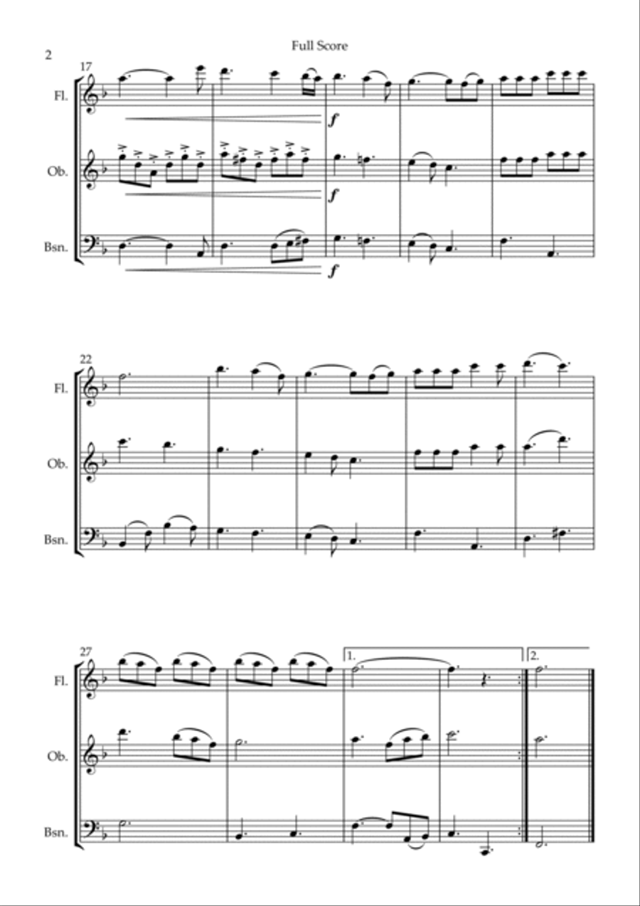 He Is Exalted He Is Exalted Woodwind Trio scores gallery preview page 2