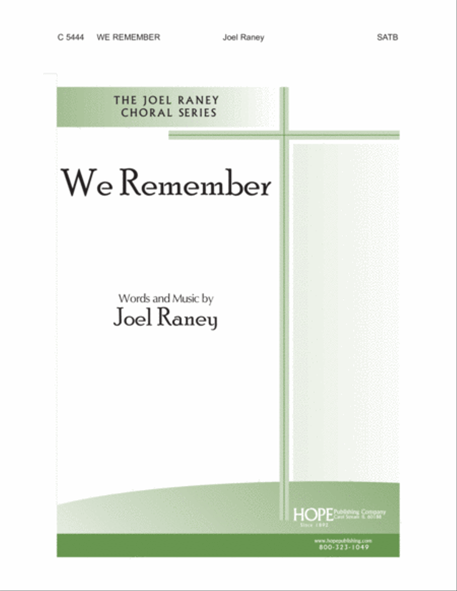 We Remember 4-Part scores gallery preview page 1