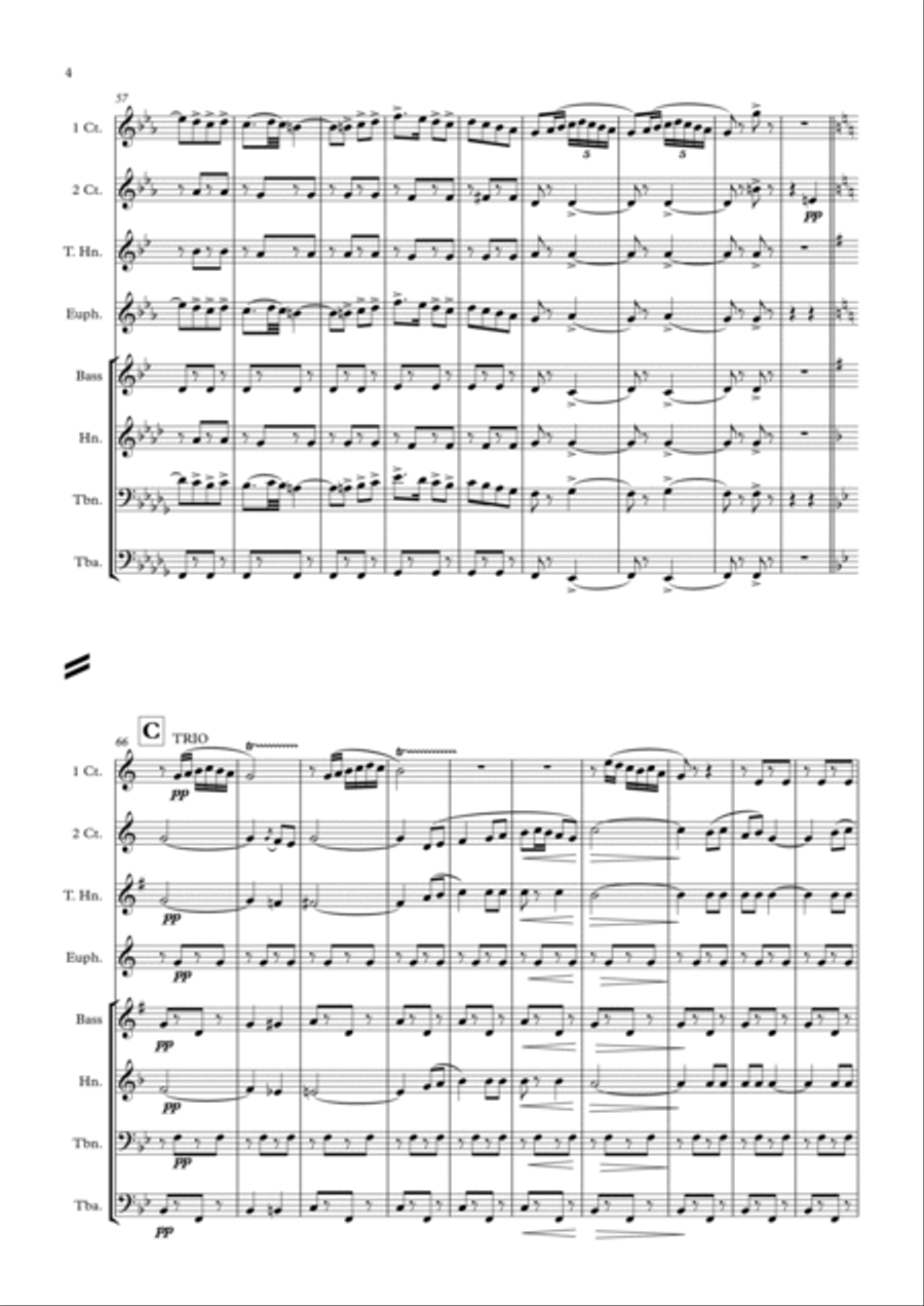 Amparito Roca Amparito Roca Euphonium scores gallery preview page 4