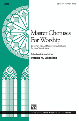 Book cover for Master Choruses for Worship