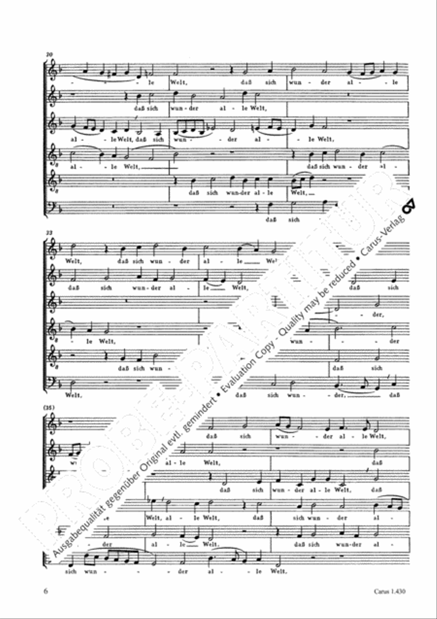 Now come, the nation's Saviour (Nun komm, der Heiden Heiland) Choir scores gallery preview page 6