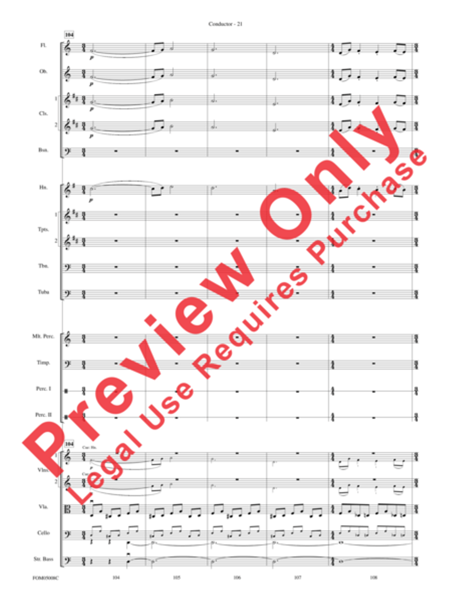 Battle of the Heroes (from Star Wars: Episode III Revenge of the Sith) Full Orchestra scores gallery preview page 51