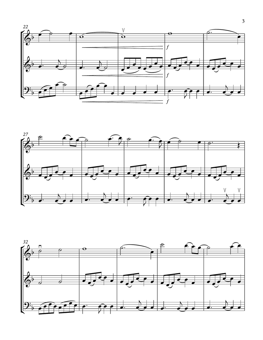 My Heart Will Go On (love Theme From 'titanic') String Trio scores gallery preview page 3
