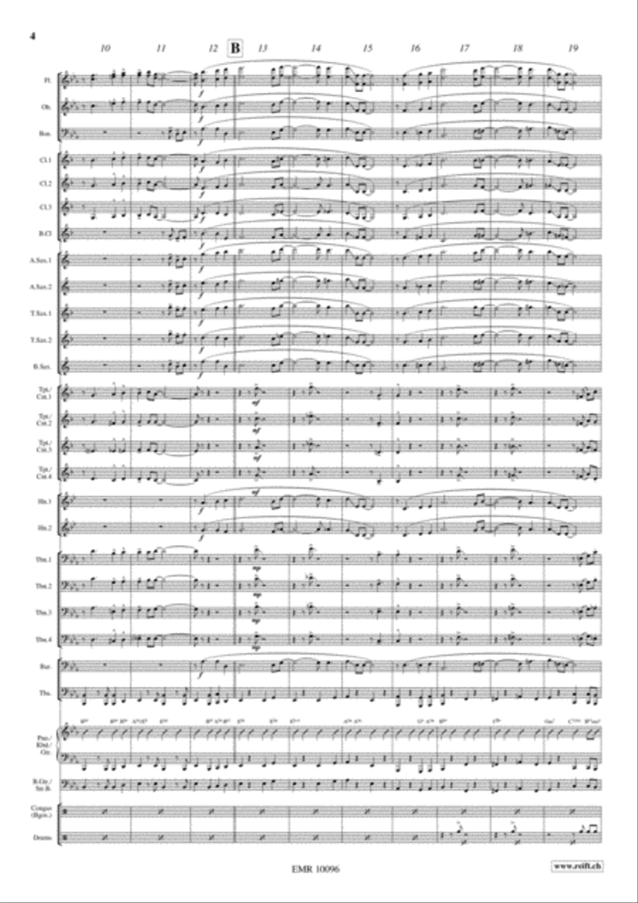 Sentimental Dreams Concert Band scores gallery preview page 5