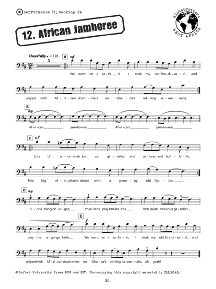 Cello Globetrotters + CD Cello Globetrotters + CD Piano Accompaniment scores gallery preview page 9
