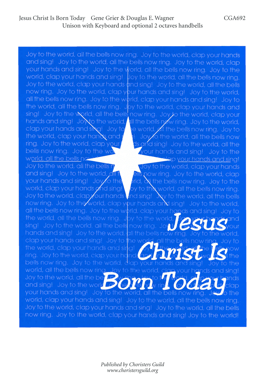 Jesus Christ is Born Today Unison Choir scores gallery preview page 1