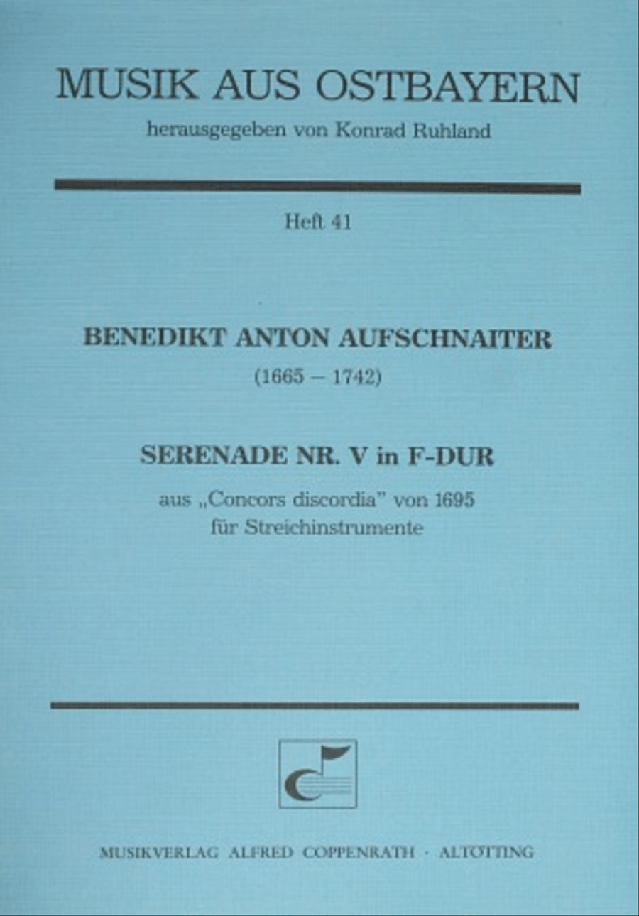 Serenade Nr. V in F-Dur Cello scores gallery preview page 1