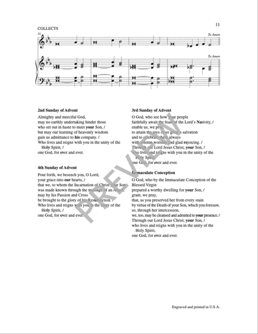 Advent Gathering Rite 3-Part scores gallery preview page 7