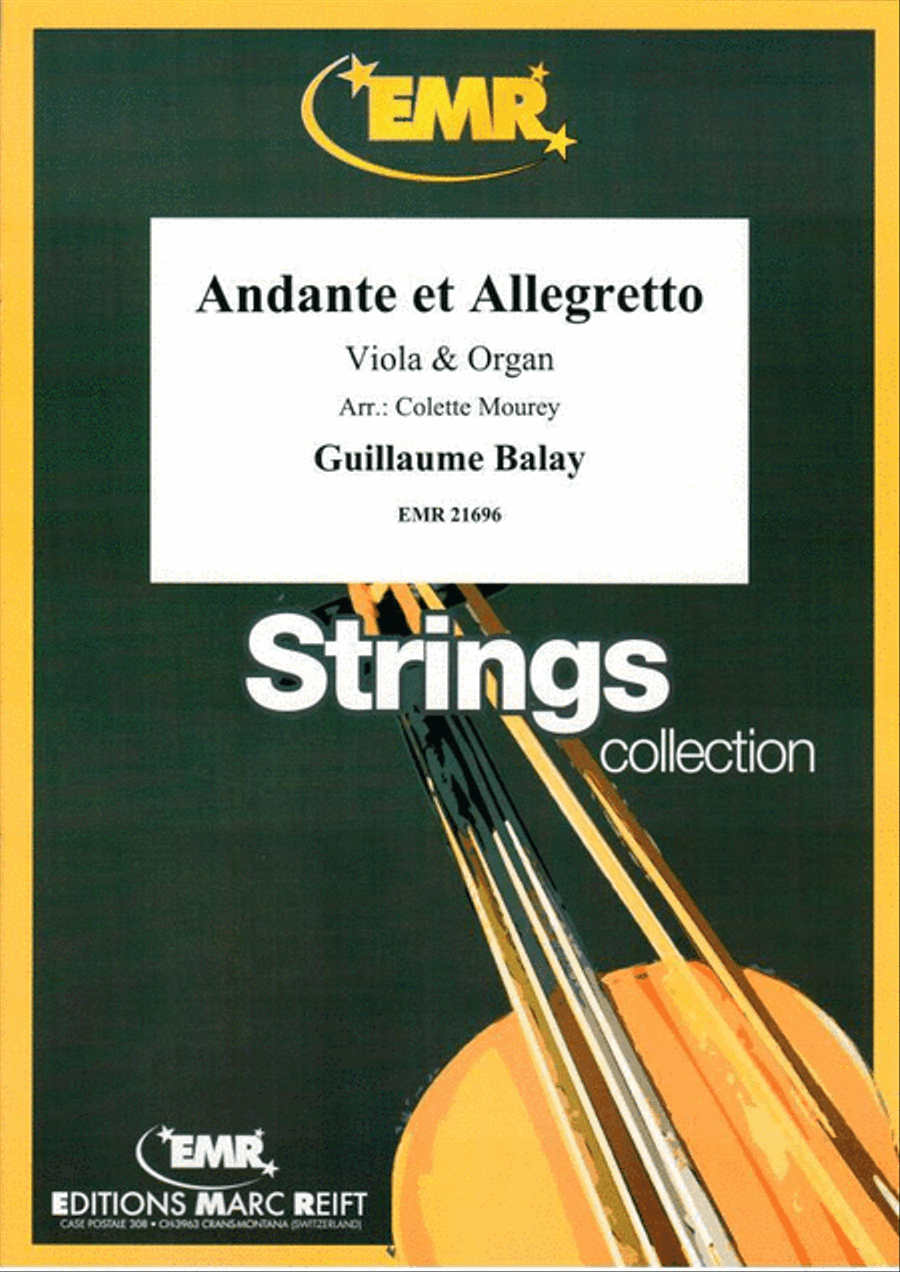 Andante et Allegretto Andante et Allegretto Viola scores gallery preview page 1