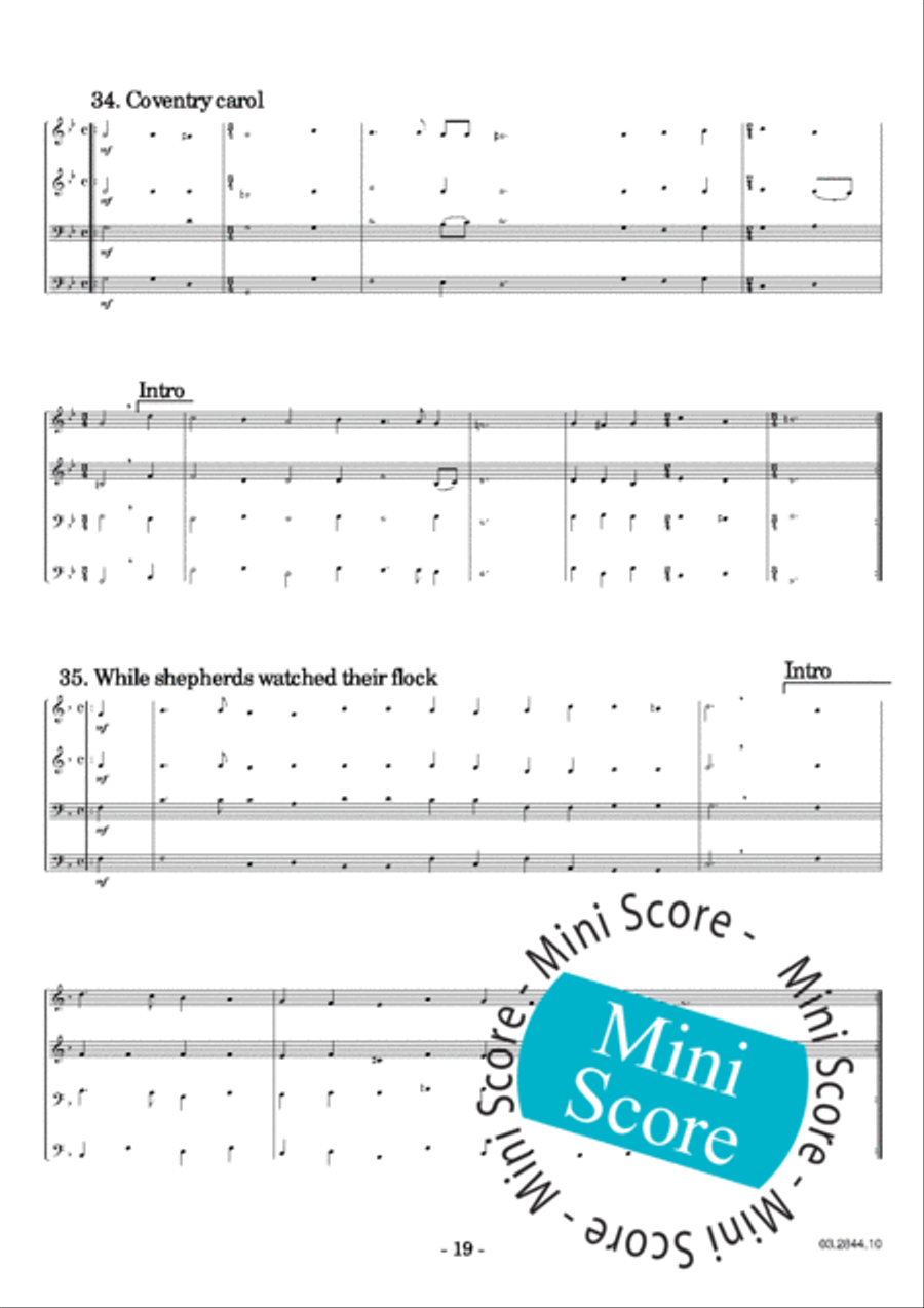 40 Christmas Carols 40 Christmas Carols Concert Band scores gallery preview page 23