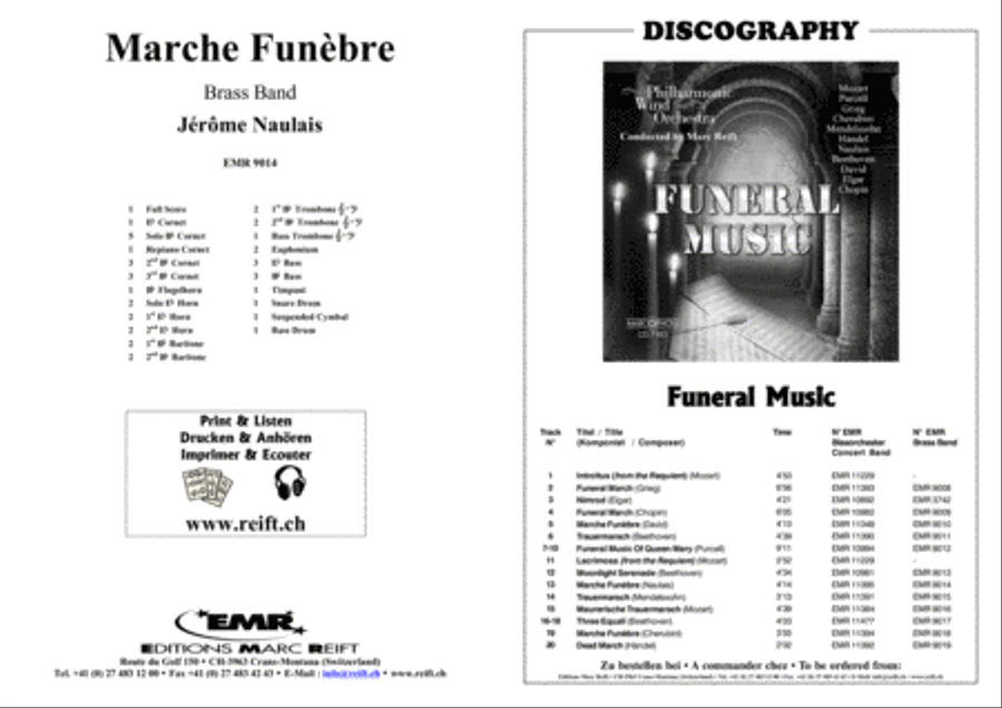 Marche Funebre Brass Band scores gallery preview page 2