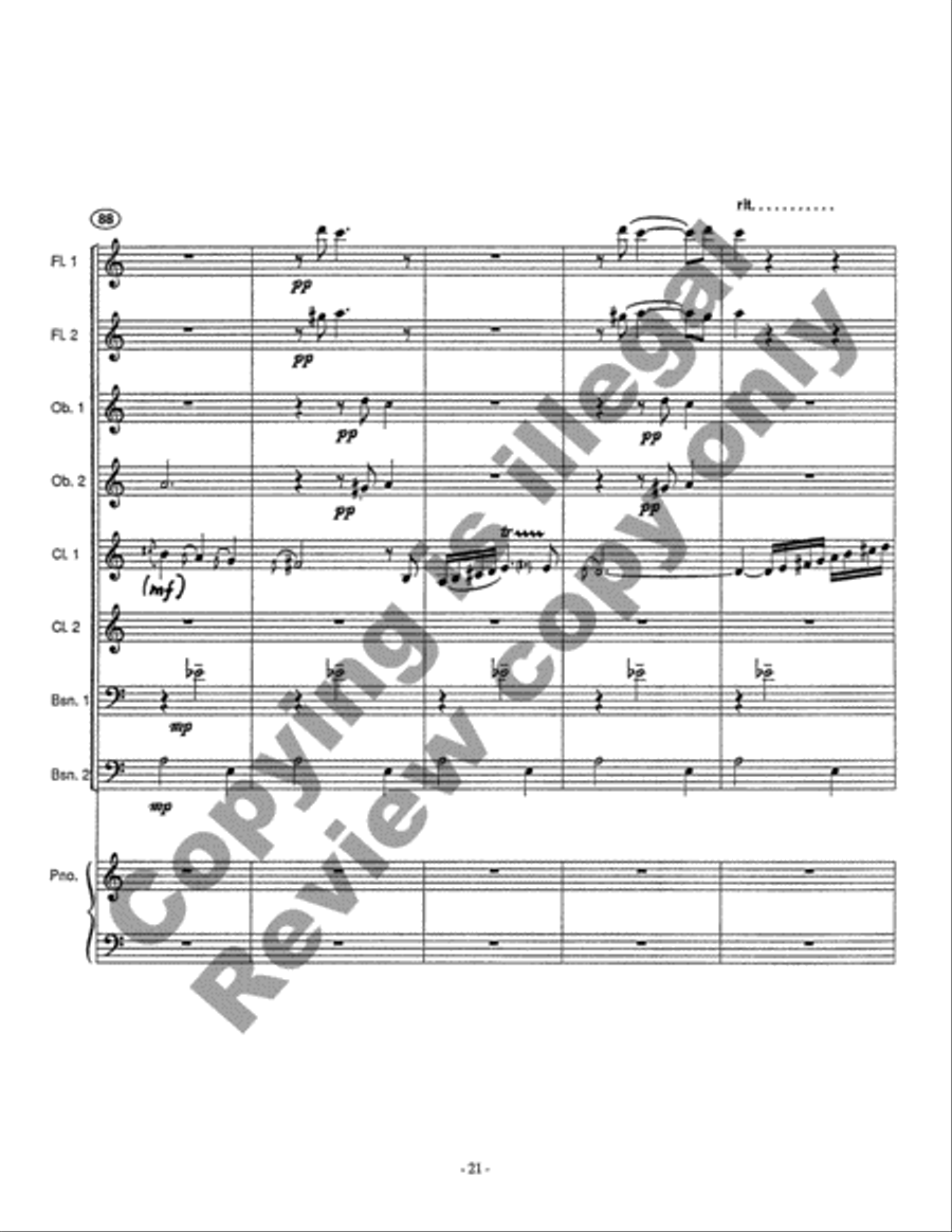 With Love and Hisses Chamber Orchestra scores gallery preview page 13