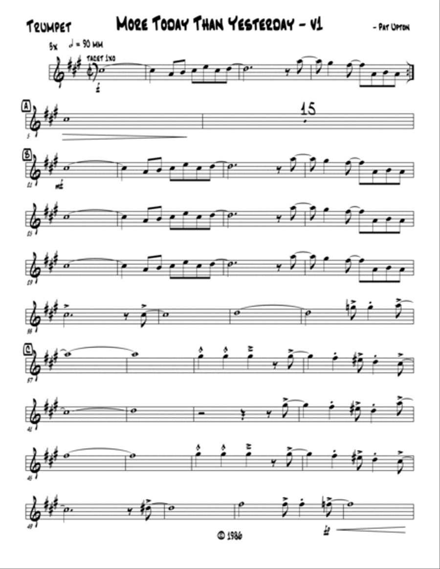 More Today Than Yesterday Jazz Ensemble scores gallery preview page 5