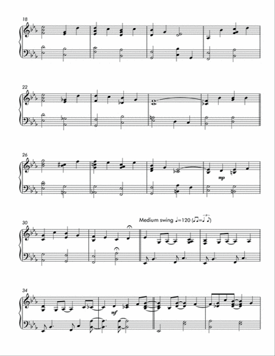 Londonderry Air (O, Danny Boy) Intermediate Jazz Piano Piano Solo scores gallery preview page 3